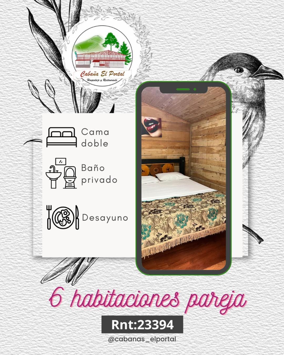 Cabanas El Portal Santa Rosa de Cabal Eksteriør bilde